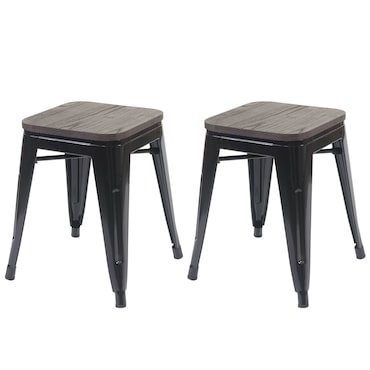 Wooden handcrafted carved chair stool houten hand stoel kruk