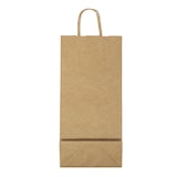 thumbnail of MONOUSO - Bolsa Papel Kraft para Botellas Asas 115g/m² 18+8x39cm (250 Uds)