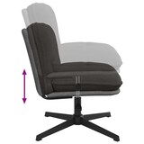 thumbnail of vidaXL Bürodrehstuhl Dunkelgrau Gelockter wollähnlicher Stoff