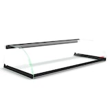 thumbnail of MBH - Neutrale gebogene Vitrine 84 cm, 1 Ebenen, für Gastronomie. Neutrales Glasdisplay für Bars und Restaurants.