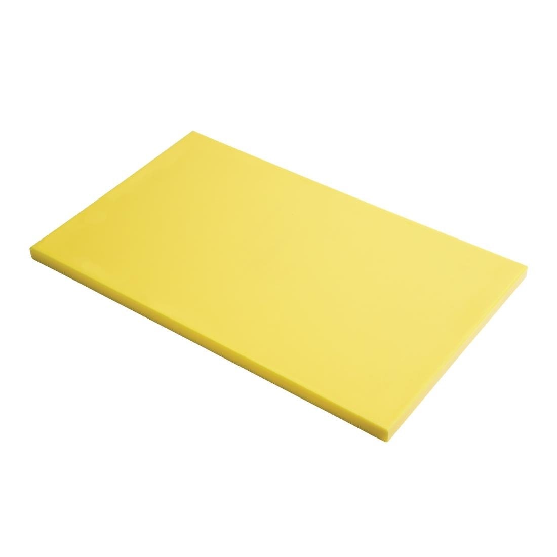 GN1/1 snijplank van hogedichtheidpolyethyleen Gastro M geel