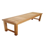 thumbnail of Premium Teak Parkbank Gartenbank Sitzbank Gartenmöbel Holzbank nachhaltig 180cm : 180 cm