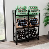 thumbnail of Suporte para caixas de bebidas empilhadas preto/116x91x31 cm