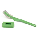 thumbnail of Boite de 12 lames de boulanger fixes "Grignettes " verte en Inox- Matfer