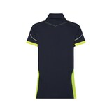 thumbnail of DASSY® Veracruz Women Damen-Poloshirt, Logix, Mesheinsätze, COPES 83, Brusttasche Reflexbiese, OEKO-TEX®, Art. 710071 nachtblau/neongelb S