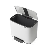 thumbnail of Brabantia Bo pedaalemmer staal 36 liter L 363 x B 540 x H 440 mm SoftClose – wit