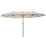 thumbnail of Sombrilla Parasol para Jardín Carpas Toldos de Terraza 4,55x2,65x2,38 m Beige