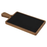 thumbnail of METRO PROFESSIONAL Servierbrett, Schiefer/Akazienholz, 20 x 40 x 2 cm, rechteckig, schwarz/beige, 2 Stück