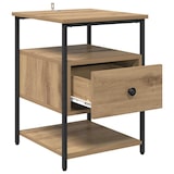 thumbnail of vidaXL Nachttisch 2 pcs Eiche handwerklich 40 x 42 x 56 cm