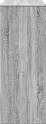 thumbnail of vidaXL Bartisch mit Regal Grau Sonoma 90x40x103,5 cm Holzwerkstoff