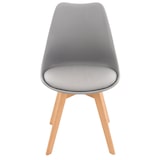 thumbnail of 4er Set Esszimmerstuhl Linares grau/Kunststoff