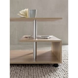 thumbnail of Design Couchtisch WL5.735 105 x 48,5 x 60 cm Sonoma Drehbar mit Rollen, Wohnzimmertisch Coffee Table, Sofatisch Loungetisch Holz, Kaffeetisch mit