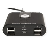 thumbnail of Aten US224 US224 USB 2.0 Data Switch, 4 USB-Geräte an 2 PC, elektronisch