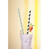 thumbnail of PAPSTAR 1000 Trinkhalme, Papier Ø 6 mm · 24 cm schwarz/weiss "Stripes"