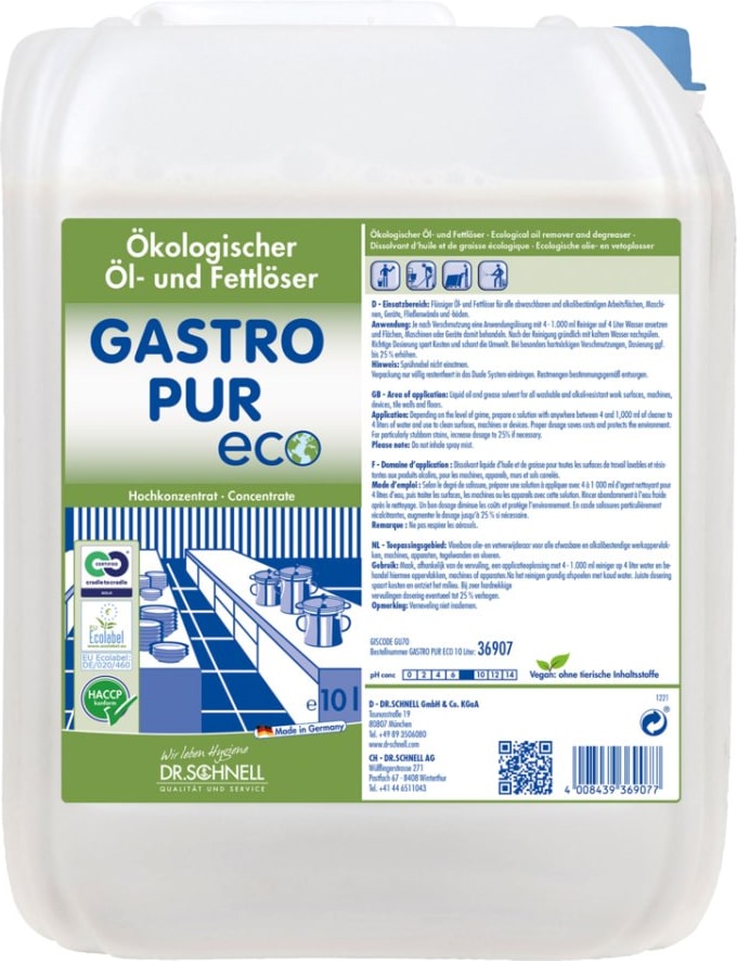 Dr. Schnell GASTRO PUR eco Konzentrat – 10 Liter Kanister