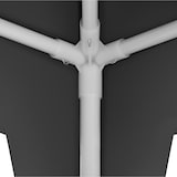 thumbnail of tectake Padiglione Baraban 3 x 3 m con 3 pezzi laterali - grigio - 404815