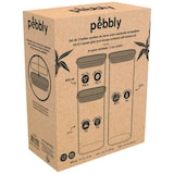 thumbnail of PEBBLY Set 3 Pots de conservations carrés 0,8 L + 1,4 L + 2,2 L - Bambou