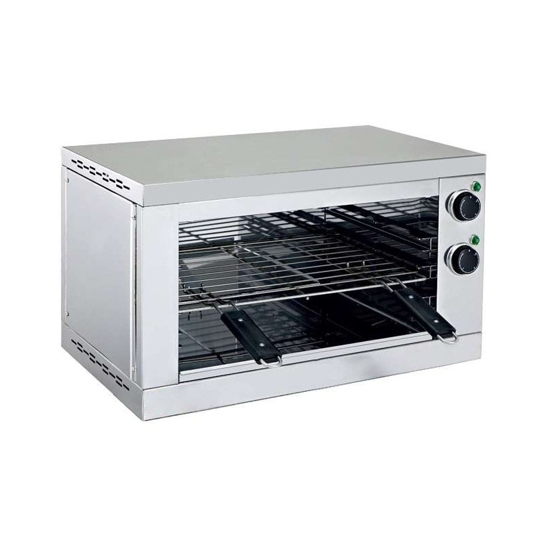 Salamandra Elétrica Resistência Superior com temporizador 2200W 600X300X360mm