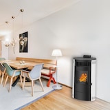 thumbnail of Luft-Pelletofen Flavia 15 kW Sannover Weiß