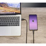 thumbnail of Renkforce USB-Kabel USB 3.2 Gen1 (USB 3.0 / USB 3.1 Gen1) USB-C® Stecker 2.00 m Schwarz PVC-Mantel R