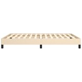 thumbnail of vidaXL Bedframe zonder matras stof crèmekleurig 140x200 cm