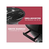 thumbnail of Lone Star Barbecue - Houtskool BBQ - Kogel Barbeque - Geïsoleerde Handvaten - Ontluchtingssysteem - Verwijderbare As Opvangbak