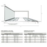 thumbnail of Box Doccia H200 Trasparente Anticalcare Apertura Scorrevole Centrale - 100x140