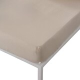 thumbnail of Lençol justo 150 tecido elástico jersey de algodão extra macio fabricado na Espanha Elba Beige Naturals