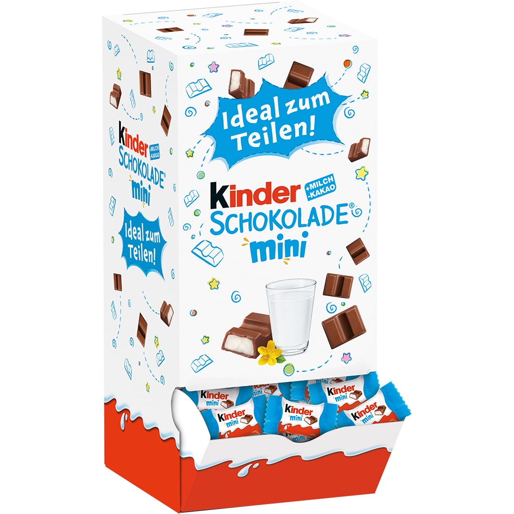 kinder Schokoladenriegel Mini - 150 x einzeln verpackt (900g)