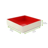 thumbnail of FHC - 100Pcs - Boite bois intérieur rouge "Samouraï"  160x160x36mm