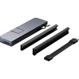 thumbnail of HYPER HD575-GRY-GL USB-C® Dockingstation Passend für Marke (Notebook Dockingstations): Universal  in