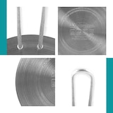 thumbnail of Inoxpran Piastra Induzione Acciaio Inox, Acciaio, Cm 16