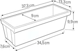 thumbnail of Blumenkasten Pflanzkasten 10er-Set Schwarz Einsatz für Europaletten Balkonkasten