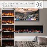 thumbnail of BALDERIA Elektrokamin Athena 80" | Elektrischer Einbaukamin mit Heizung, LED-Beleuchtung, 3D-Flammeneffekt & Fernbedienung - Schwarz