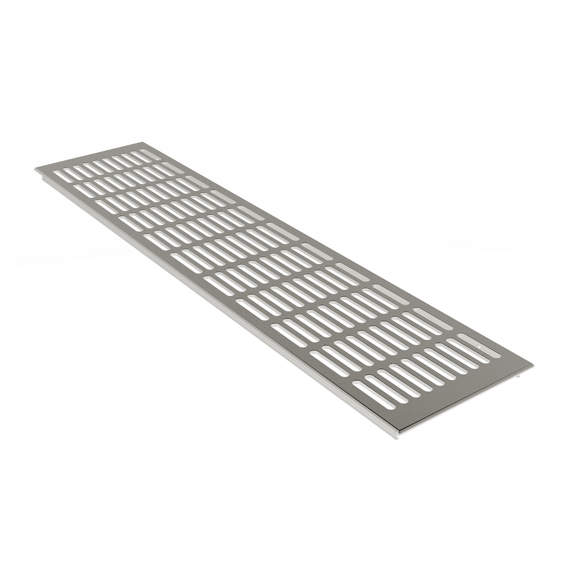 Lüftungsgitter Alu Heizungsabdeckung b 130mm x L 300mm Edelstahl eloxiert