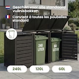 thumbnail of 4gardenz® Premium Kliko Ombouw 3 bakken - Containerombouw  - Zwart