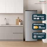 thumbnail of homeX Gefrierschrank No Frost, Tiefkühlschrank groß - 161 Liter, 4-Sterne Gefrieren, Super-Frost-Funktion, FSN1611E-S