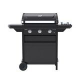 thumbnail of Barbecue a gas 3 bruciatori in acciaio fornello laterale e coperchio con termometro COMPACT 3LS