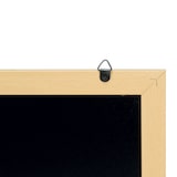 thumbnail of Securit® Woody Wandbord - Gelakt teak houten afwerking - Inclusief krijtstift en montagemateriaal - 30x40cm
