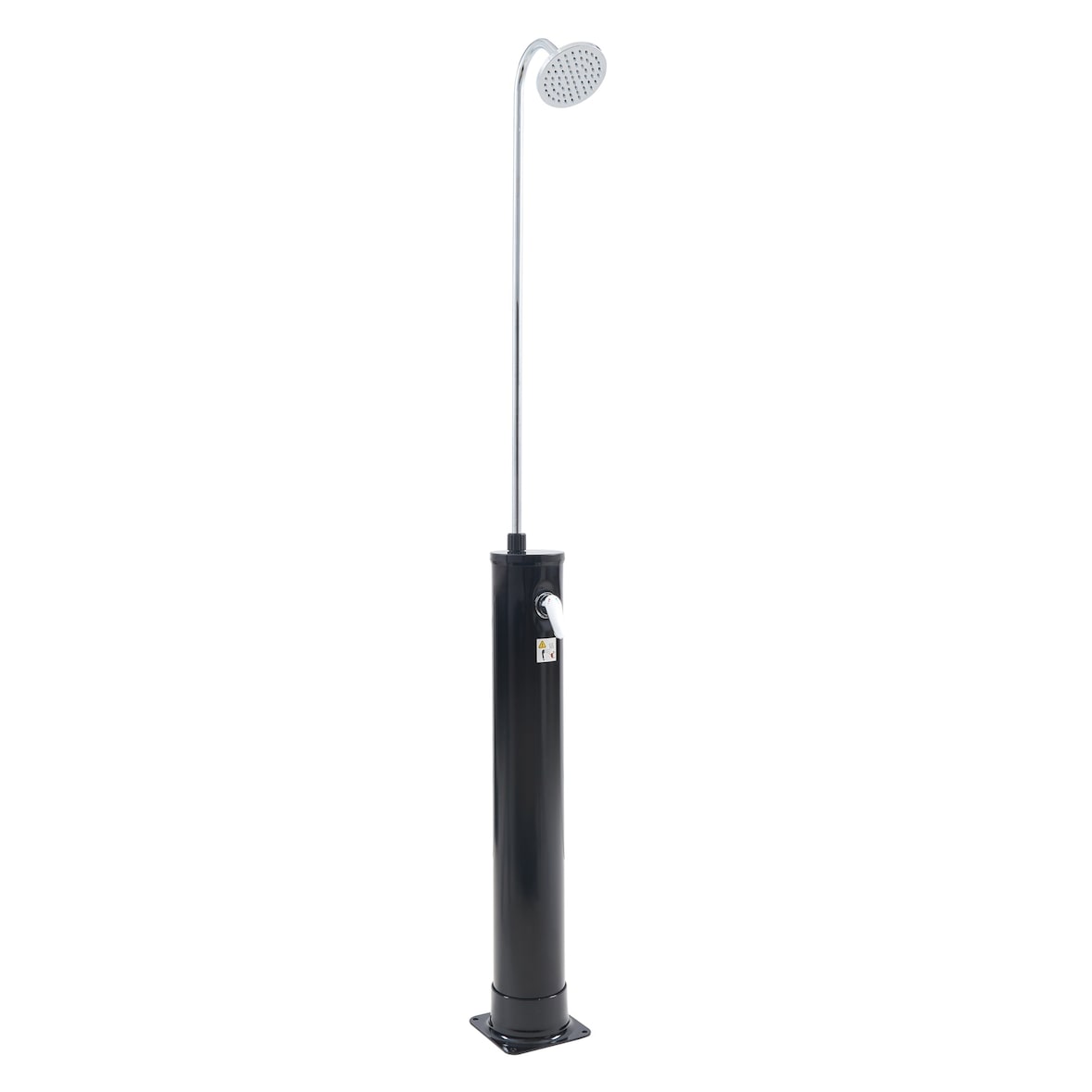 Helloshop26 - Doccia solare da giardino nera da 215 cm e 18 litri 03_0009351