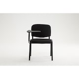 thumbnail of silla conferencia Ken con mesa plegable & en tela Negro