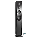 thumbnail of Torre de sonido Blacktower+ con reproductor de CD, Bluetooth, FM y USB, 100W + mando a distancia