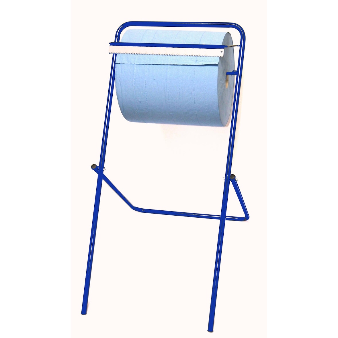Papierrollenhalter Bodenständer, 70 x 50 x 50 cm, blau