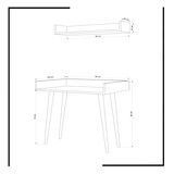 thumbnail of Skye Decor, Harmony- HarmonyMDD, eichenfarbig, Couchtische, 10x90x20 cm, 100% Melaminbeschichtete Partikelplatte