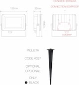 thumbnail of Sky 10W IP65 5000K Weiß LED-Außenfluter - 1150lm, Aluminium, 110° Strahl Beneito Faure