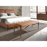 thumbnail of Angel Cerdá Banqueta polipiel marrón 5112C