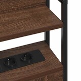 thumbnail of vidaXL Kopfteil mit Regal Braune Eiche 120 cm Holzwerkstoff