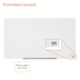 thumbnail of Nobo Quadro Branco de Vidro Panorâmico 45", 1000x560mm