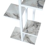 thumbnail of Helloshop26 - 5-stufiger Pflanzenständer 120 x 34 x 21 cm weißer Marmor / Weiß 03_0007699