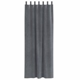 thumbnail of vidaXL Gordijnen met gordijnen 2 pcs Lichtgrijs 140 x 260 cm Fluweel